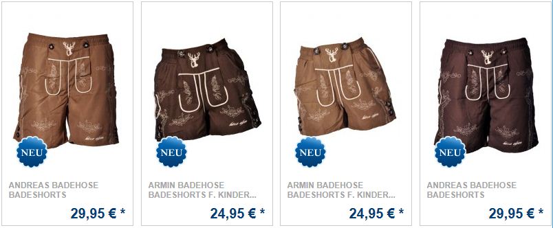 Trachten-Badehose