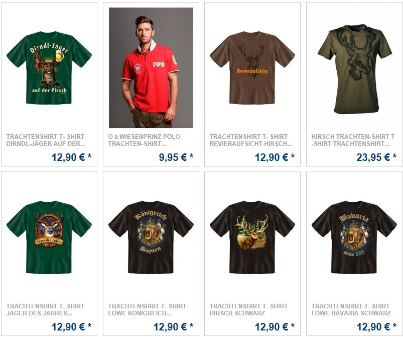 Shirts in Hülle und Fülle