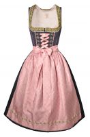Dirndl midi 70cm Niedergrün blau rosa Krüger Collection Dirndl midi 70cm Niedergrün blau rosa Krüger Collection