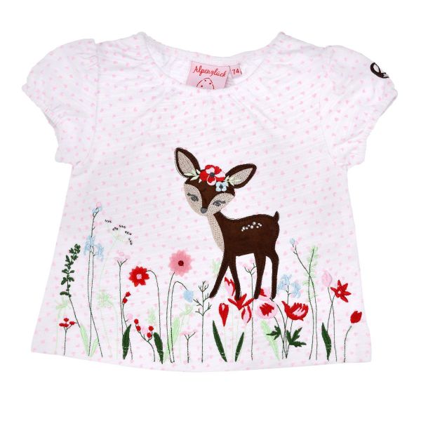 Kinder T-Shirt Bambi Alpenglück weiß Bondi