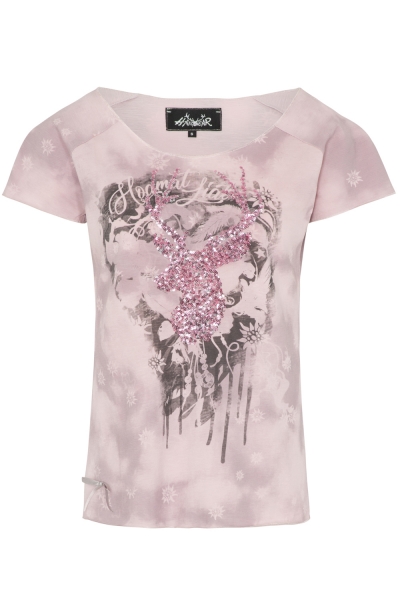 Trachtenshirt Damen Lilly rose "Engerl Deifi" Hangowear
