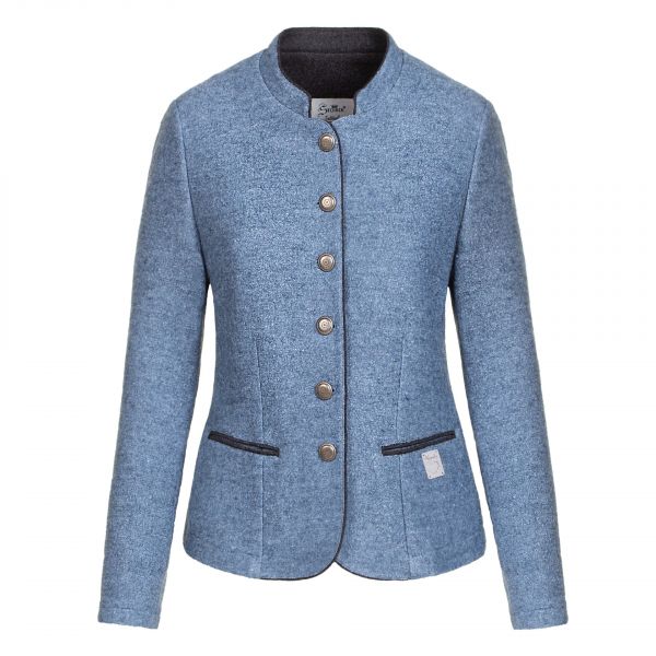 Trachtenjacke Janker Sieglinde blau denim Stoiber