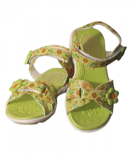 Kinder Sandaletten Tina grün Klettverschluß
