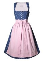 Dirndl midi 64cm Degelsdorf blau rosa Hannah Collection Dirndl midi 64cm Degelsdorf blau rosa Hannah Collection