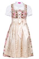 Kinderdirndl-Set Vroni rosa/creme Krüger