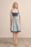 Dirndl midi 60 cm Aurela blau Samt Krüger Madl