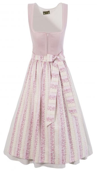 Dirndl midi 70cm Stürmring rosa natur Love Nature