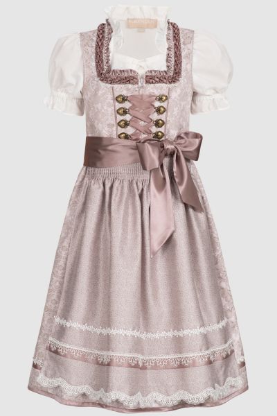 Kinderdirndl Set Kimberly rose Trachtenset 3-tlg. Krüger