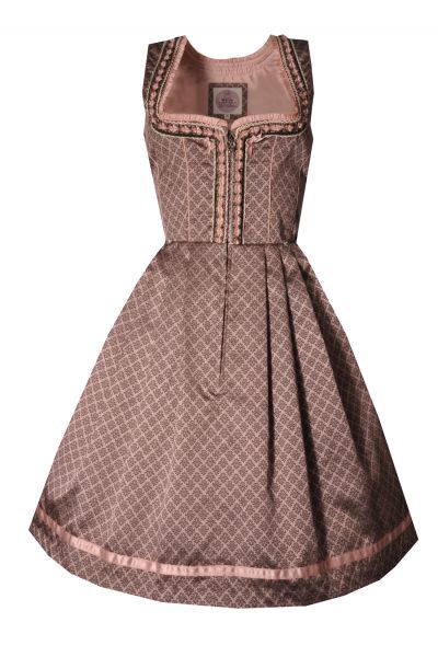 Dirndl mini 57cm Mendita rosa OHNE Schürze Marjo
