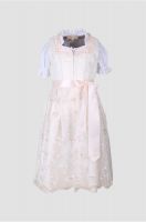 Kinderdirndl Set Francine ecru Trachtenset 3-tlg. Krüger