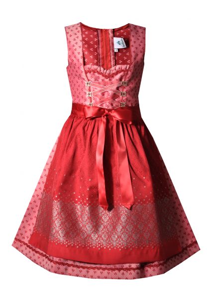Kinderdirndl Jugenddirndl Eppersdorf rot Isar-Trachten