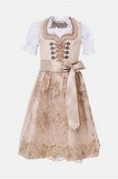 Kinderdirndl Set Aliena natur beige Trachtenset 3-tlg. Krüger