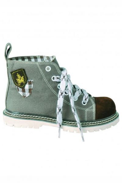 Kindertrachtenstiefel helloliv/braun JoJo von Spieth & Wensky