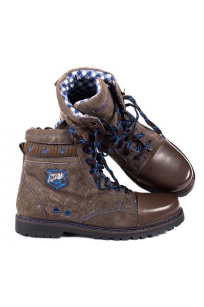 Trachtenstiefel Wild blau Krüger