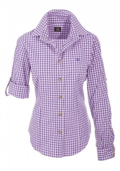 Trachtenbluse damen lila Clearance