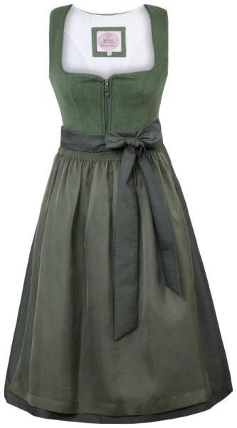 Dirndl midi 70 cm Lichtenfels wasabi Marjo