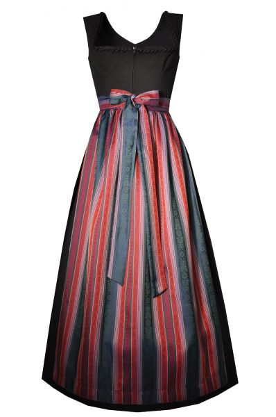 Dirndl lang 90cm Seehäusl schwarz grün blau rot Hannah Collection
