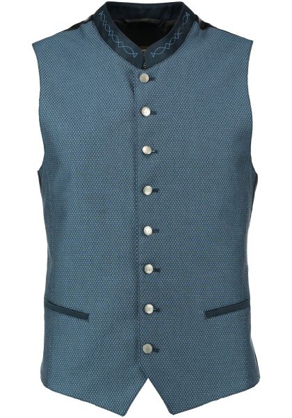 Trachtenweste Noidach kornblau blau OS-Trachten
