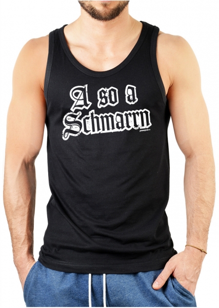 Trachten Tank Top A so a Schmarn schwarz