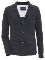 B-Ware / 2. Wahl - Trachtenjacke Strickjacke Leonard marine blau Krüger Buam