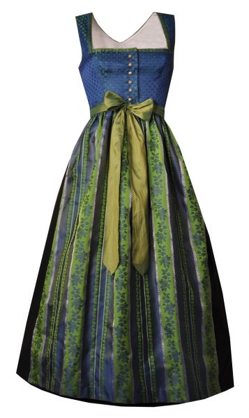 Dirndl lang 92cm Kolmöd blau grün Hannah Collection