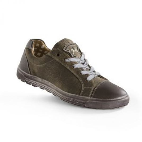 Haferlschuh Kalle Antik Holz/Braun Canvas Maddox