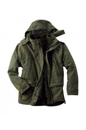 Jägerjacke Bush oliv 3in1