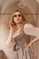 Dirndl midi 70 cm Mauth haselnuss Marjo  Dirndl midi 70 cm Mauth haselnuss Marjo