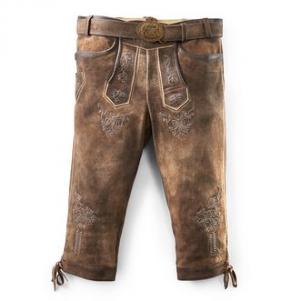 Lederhose Kniebund Schönsee ziller Antik Gürtel Country Maddox