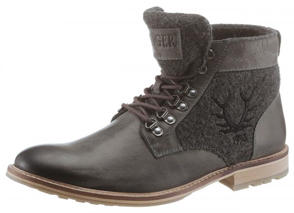 B-Ware / 2. Wahl - Trachtenstiefel Stiefeletten Pure Coolness grau Krüger