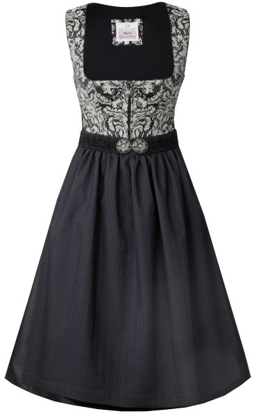 Dirndl midi 65 cm Schöfweg schwarz Marjo