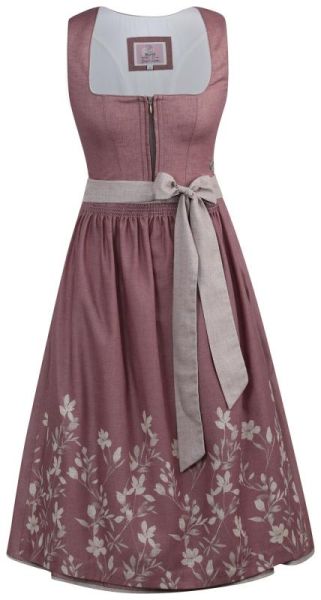 Dirndl midi 70cm Straßkirchen malve Marjo