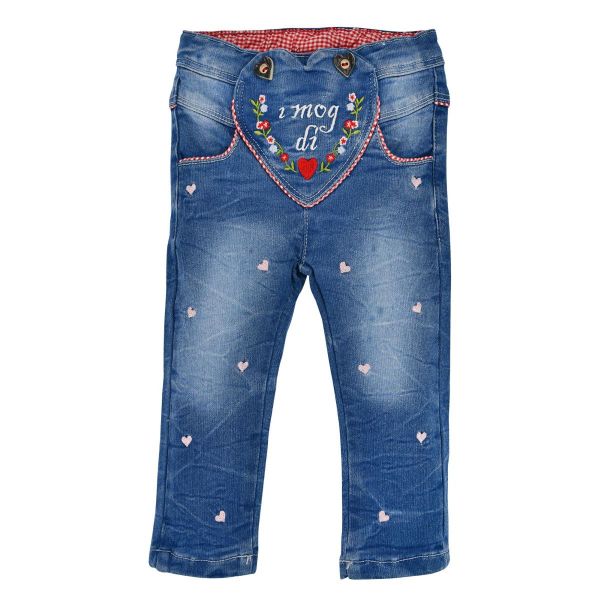 Kinder Trachten Jeans I mog di Alpenglück blau denim Bondi