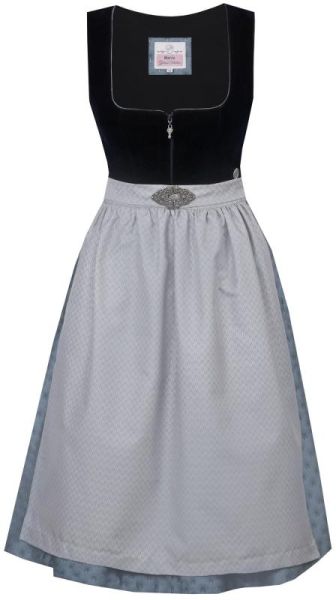 Dirndl midi 65cm Grafling marine Marjo