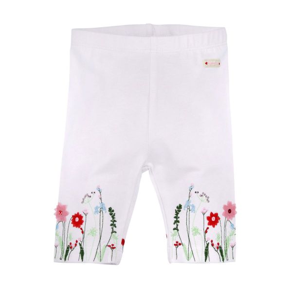 Kinder Baby Caprilegging Blumenwiese Alpenglück weiß Bondi