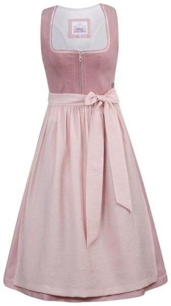 Dirndl midi 65 cm Langenstein blush Marjo