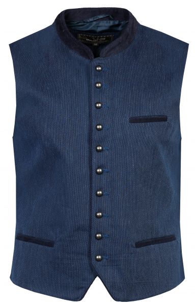 Trachtenweste Agonis dunkelblau blau grün Marjo GENTS
