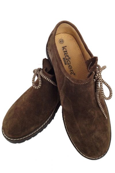 Haferlschuhe Trachtenschuhe dunkelbraun Krüger