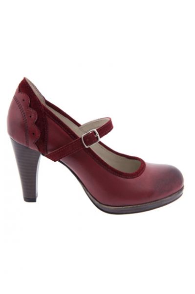 Pumps Jetta rot Leder Spieth & Wensky