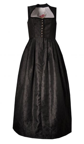 Dirndl lang Gastronomiedirndl Lenora schwarz Stockerpoint