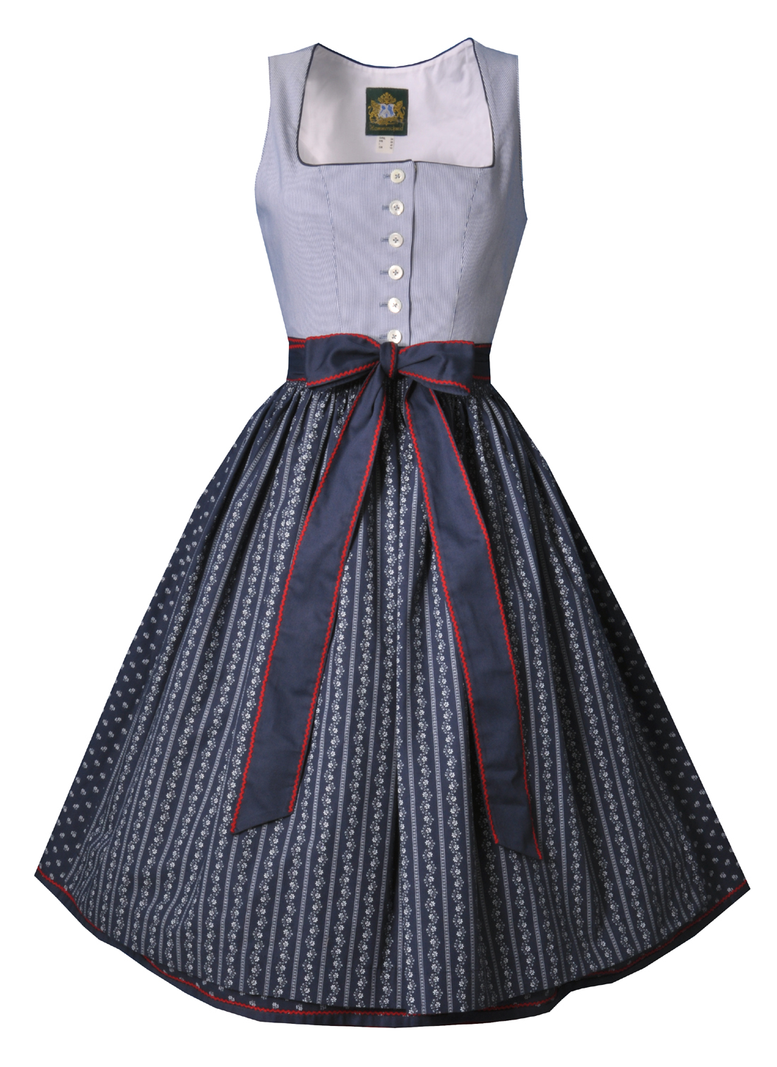Hammerschmid Damen Dirndl lang traditionelles Dirndl Chiemsee 2012056-08 Taupe