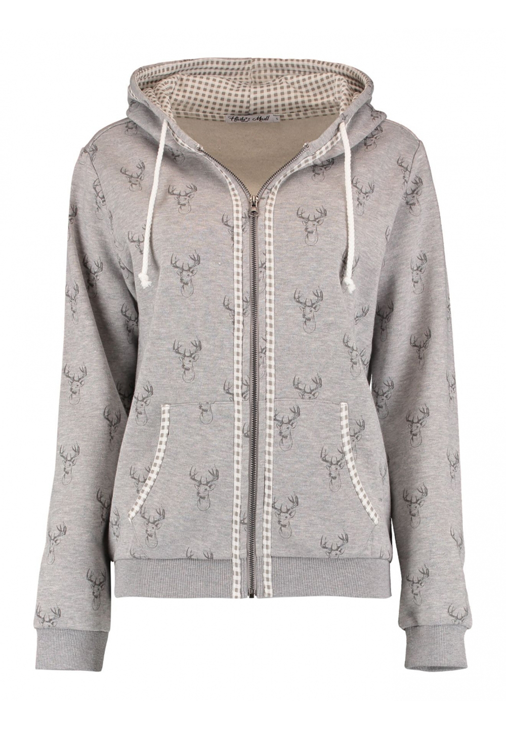 Trachtenjacke Sweatjacke Hani grau Hailys | Trachtenjacke Sweatjacke Hani  grau Hailys | Trachtenjacken / Westen | Damen | Trachtenoutlet24