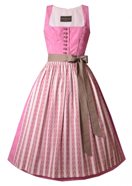 Dirndl midi 70 cm Toplitzsee orchidee rosa Kaiser Franz Josef