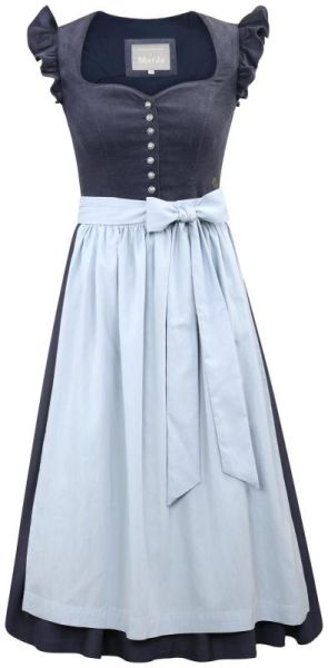 Dirndl midi 70cm Navy Bloom Marjo