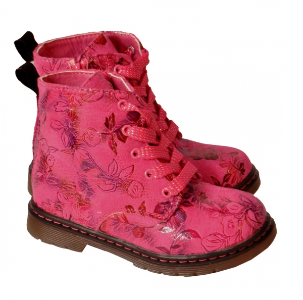 Kinder Trachtenschuhe Trachtenstiefel Neuenmarkt fuchsia