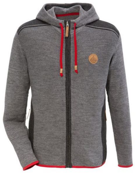 B-Ware /2. Wahl - Strickjacke Trachtenjacke Thannstein grau Piz Palü