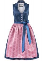 B-Ware / 2. Wahl - Dirndl midi 63cm Cynthia blau rosa Stockerpoint B-Ware / 2. Wahl - Dirndl midi 63cm Cynthia blau rosa Stockerpoint