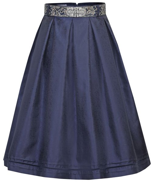 Trachtenrock 65cm Theresa deep ocean blue Marjo