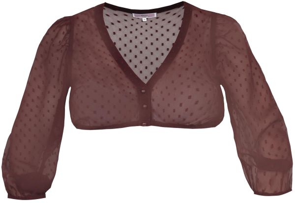 Dirndlbluse Ahorntal bordeaux Marjo