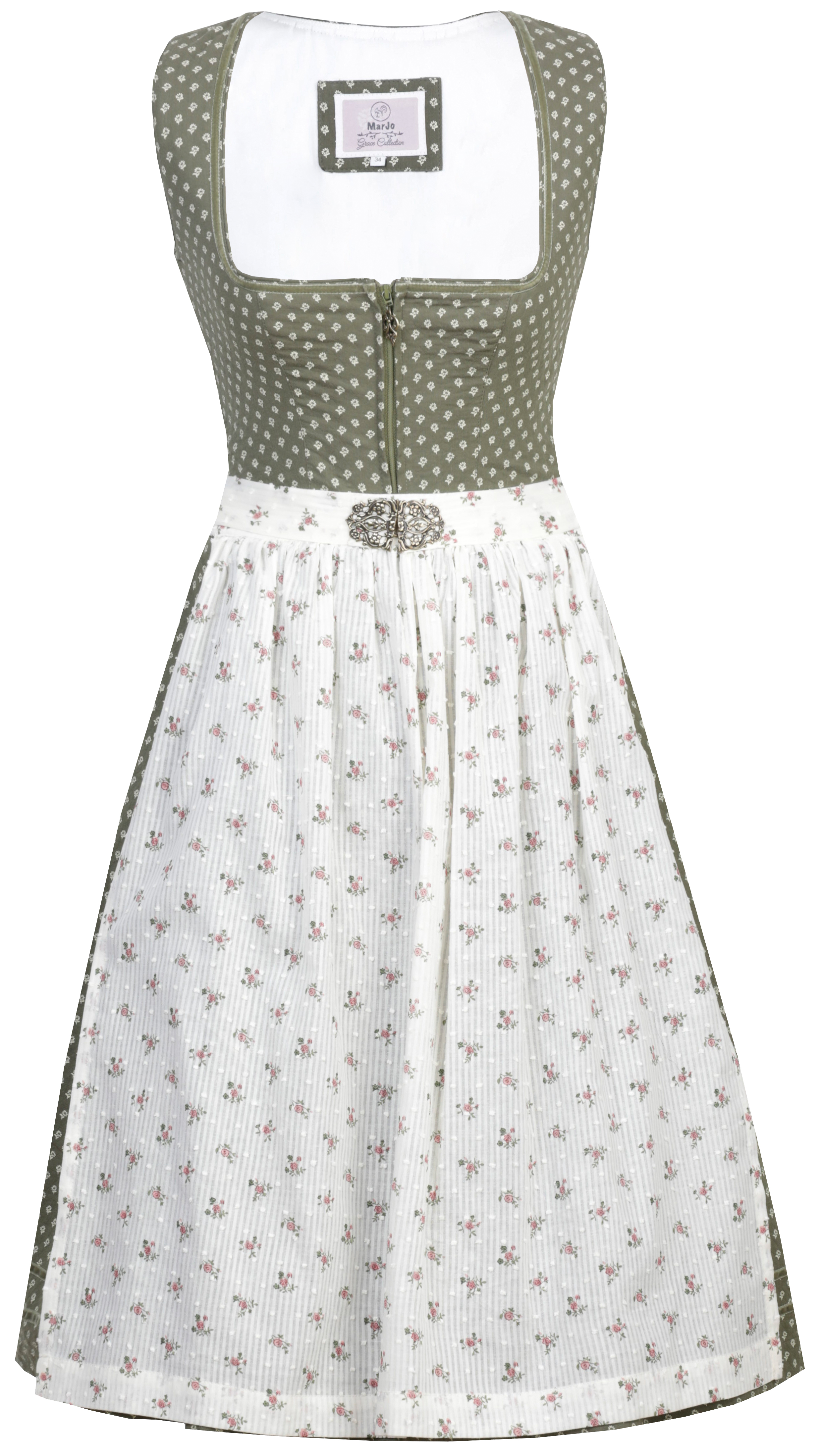 Alpenmärchen Midi Dirndl Aus Exklusiver Kollektion Produktbild-Vorschau 6